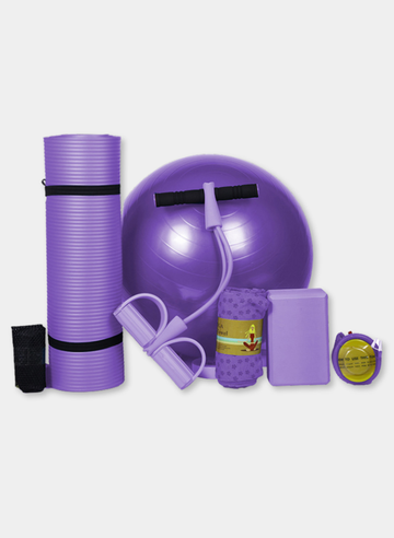5-Piece Beginner Yoga Mat Set