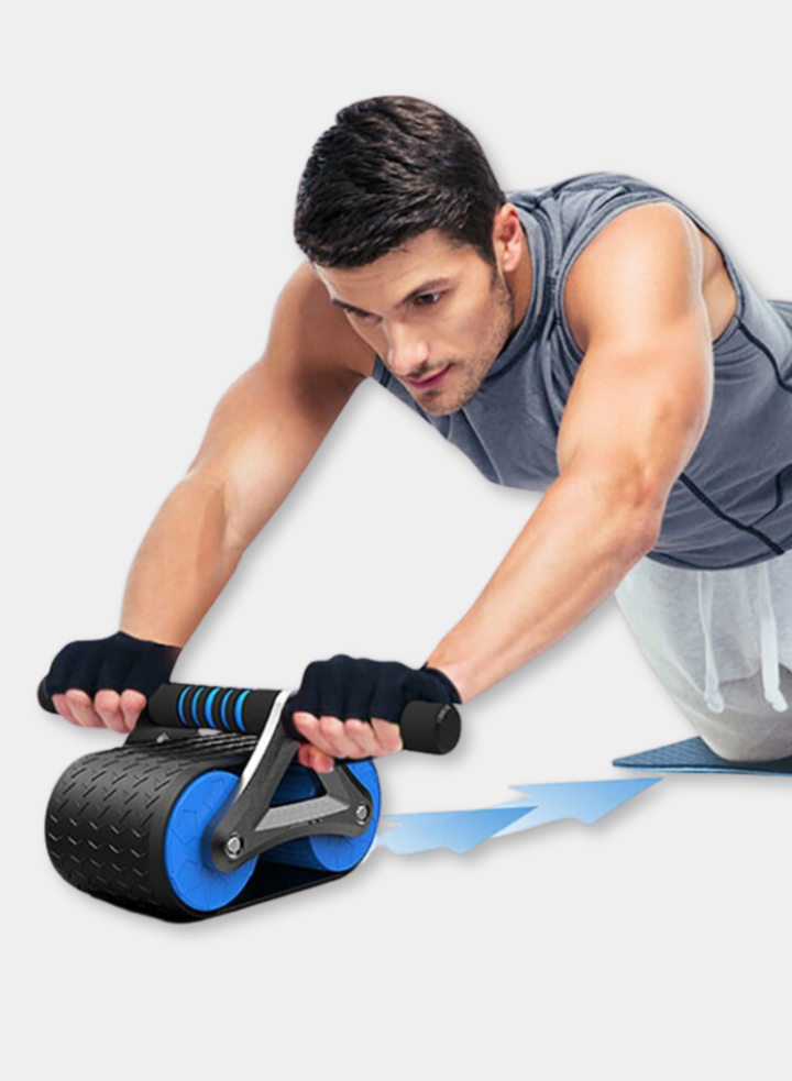 Automatic Rebound Ab Wheel Roller - Gym Waist Trainer