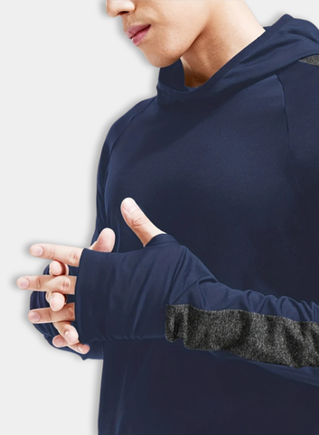 Autumn Compression Running Hoodie for Men