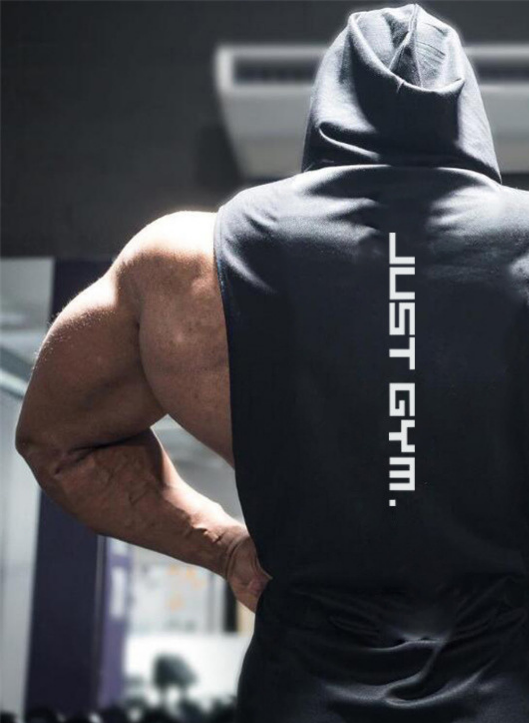 Men's Hooded Loose Fitness Vest