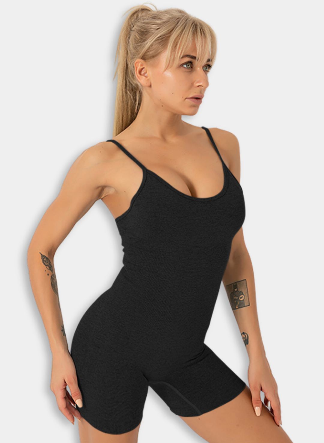 Women's Spaghetti Strap Yoga Jumpsuit