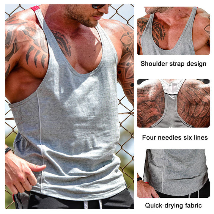 Eljointo Men's Custom Breathable Gym Tank